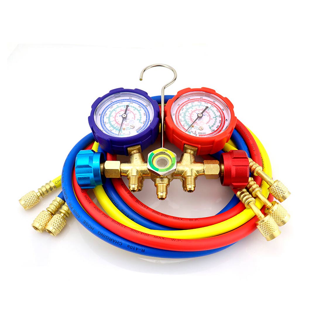 Manifold con mangueras 150 cm