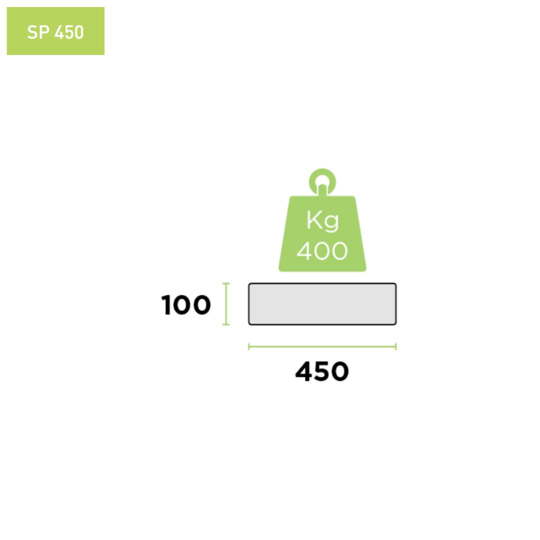 Juego de bases de piso en pvc