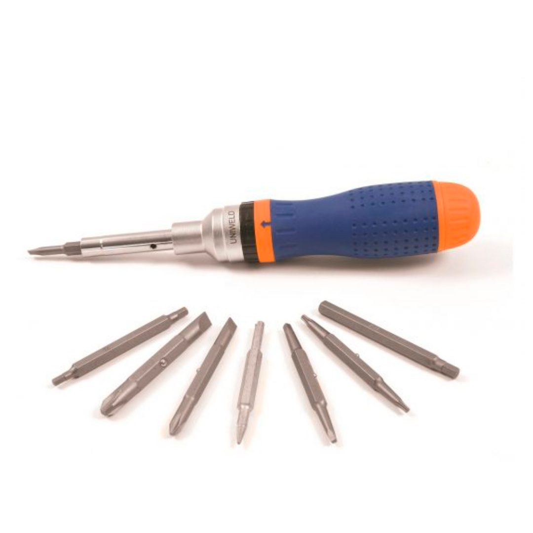 Destornillador intercambiable con criquet 20 en 1