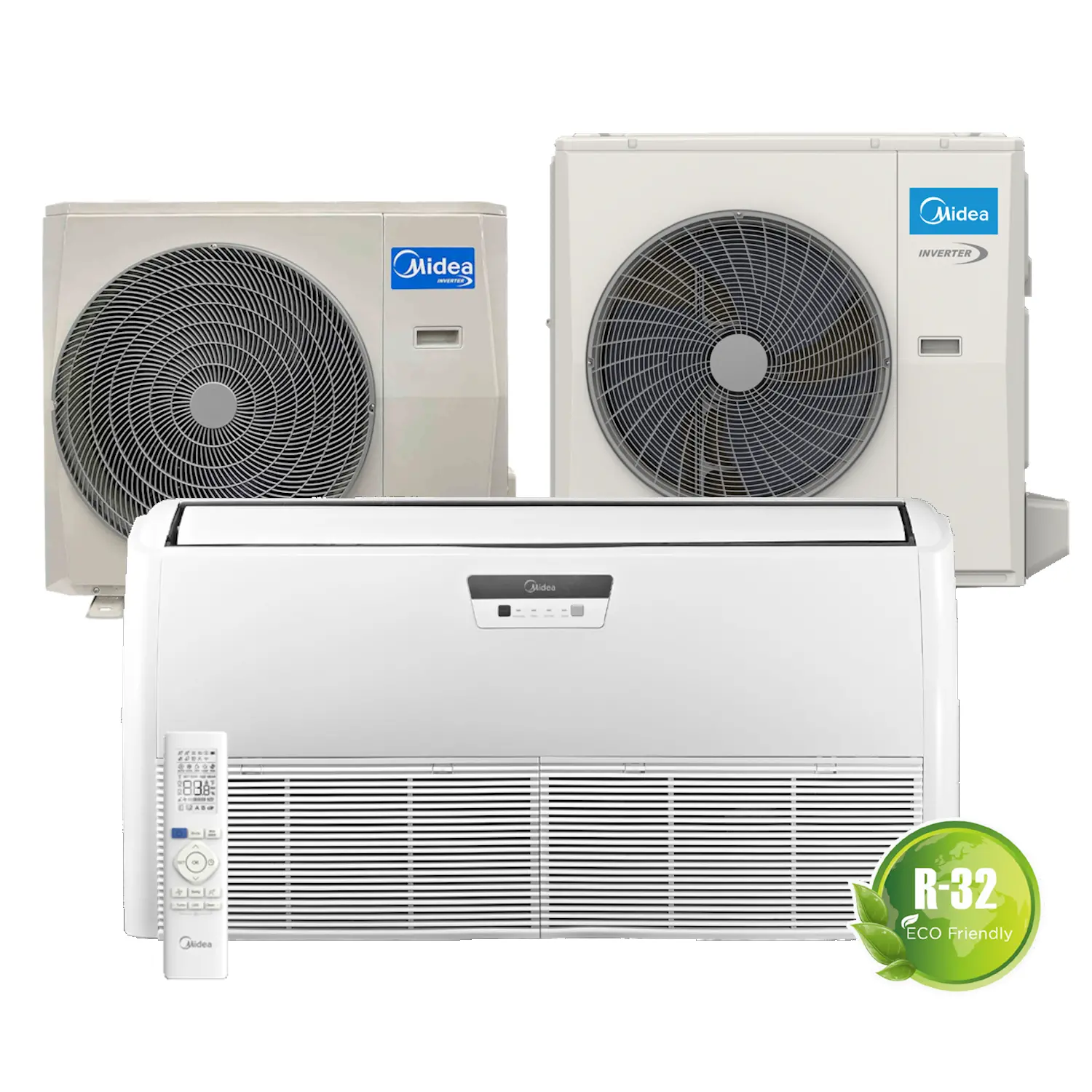 MIDEA Inverter Piso Techo R-32