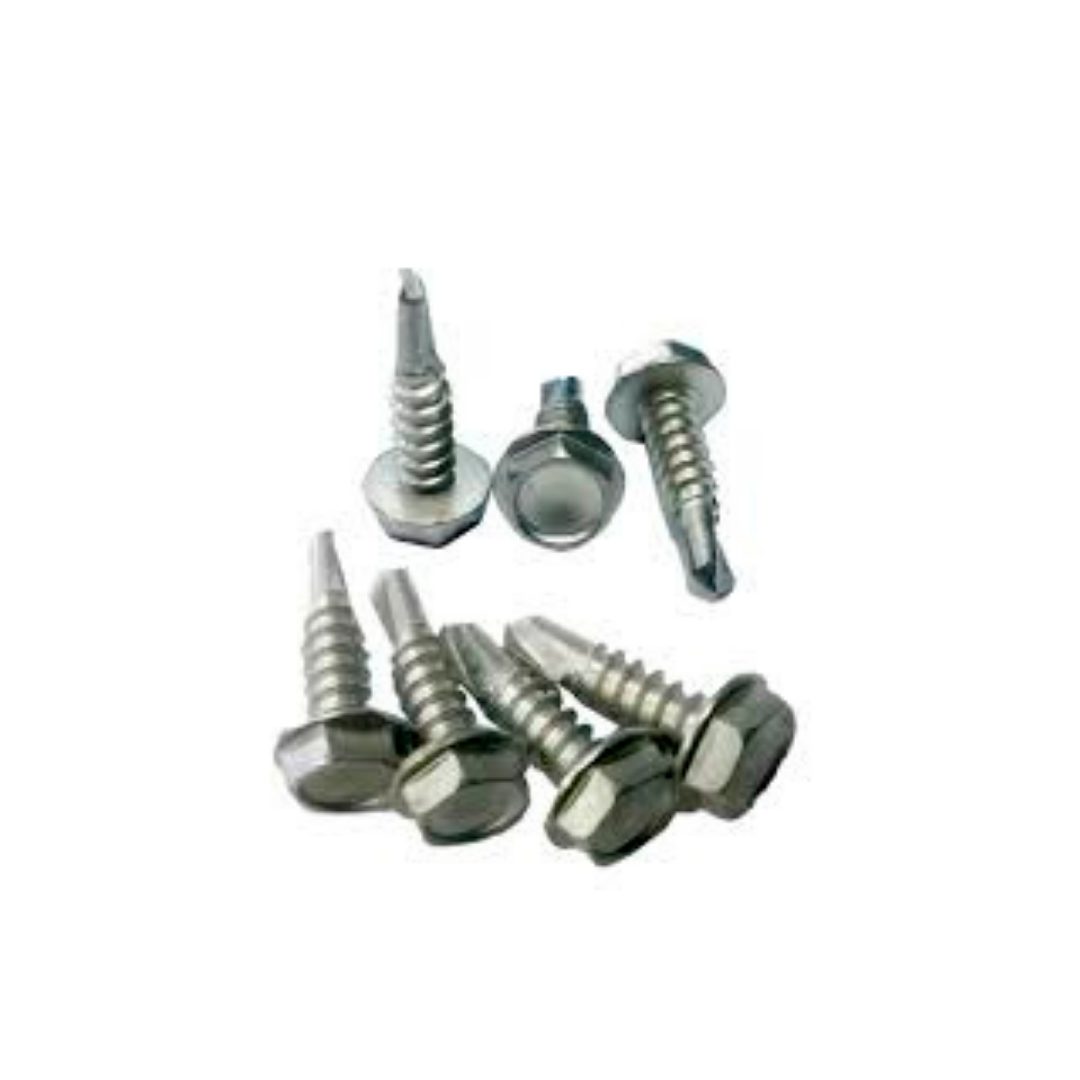 Tornillo punta mecha cabeza hexagonal