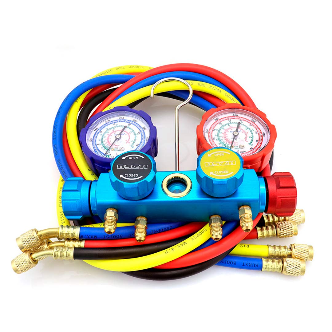 Manifold con mangueras 150 cm