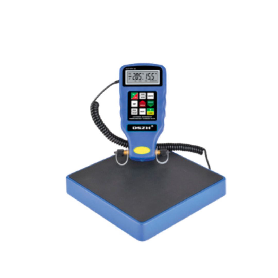 Balanza para carga de refrigerante programable